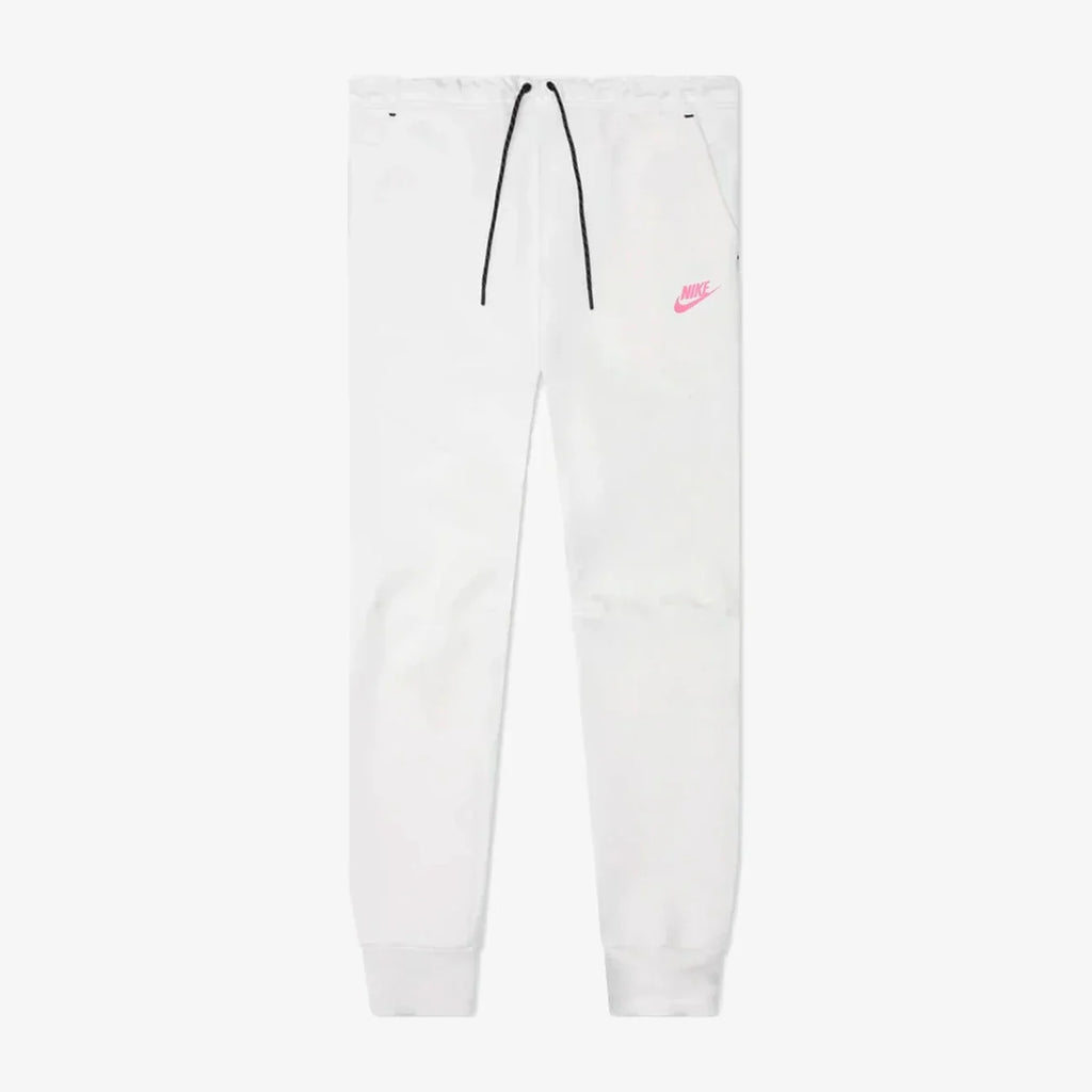 Nike White Pink & Black Tech Fleece