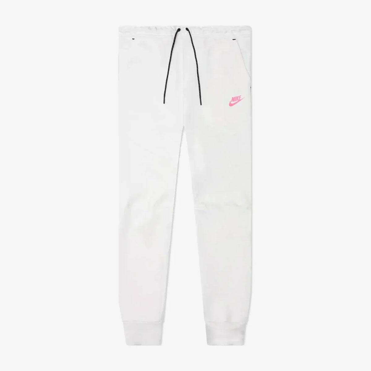 Nike White Pink & Black Tech Fleece