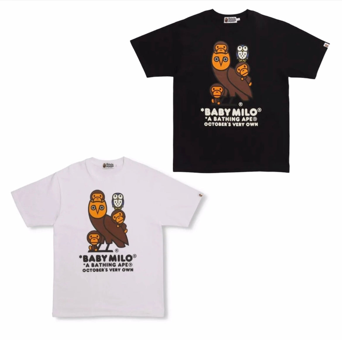 Bape x Drake “BABY MILO” t-shirt