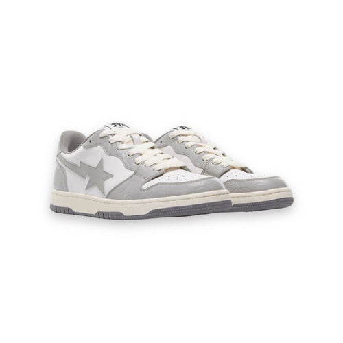 bape court sta white gray