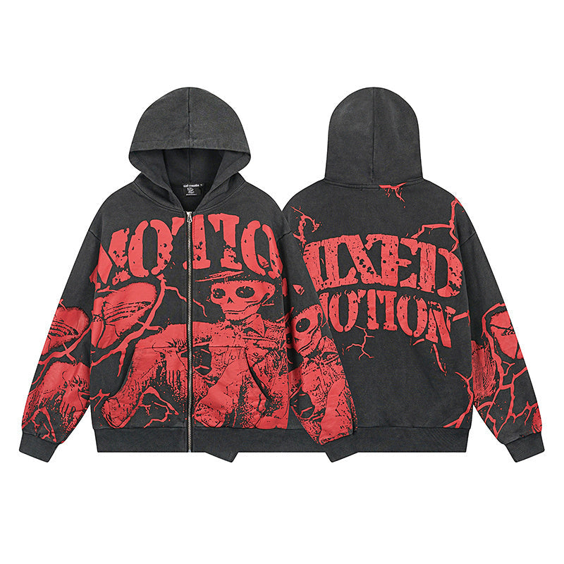 Mixed Emotion ZIp-Up