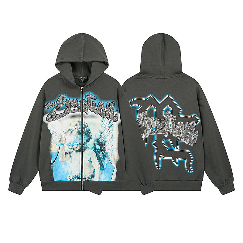 Mixed Emotion Zip-Up