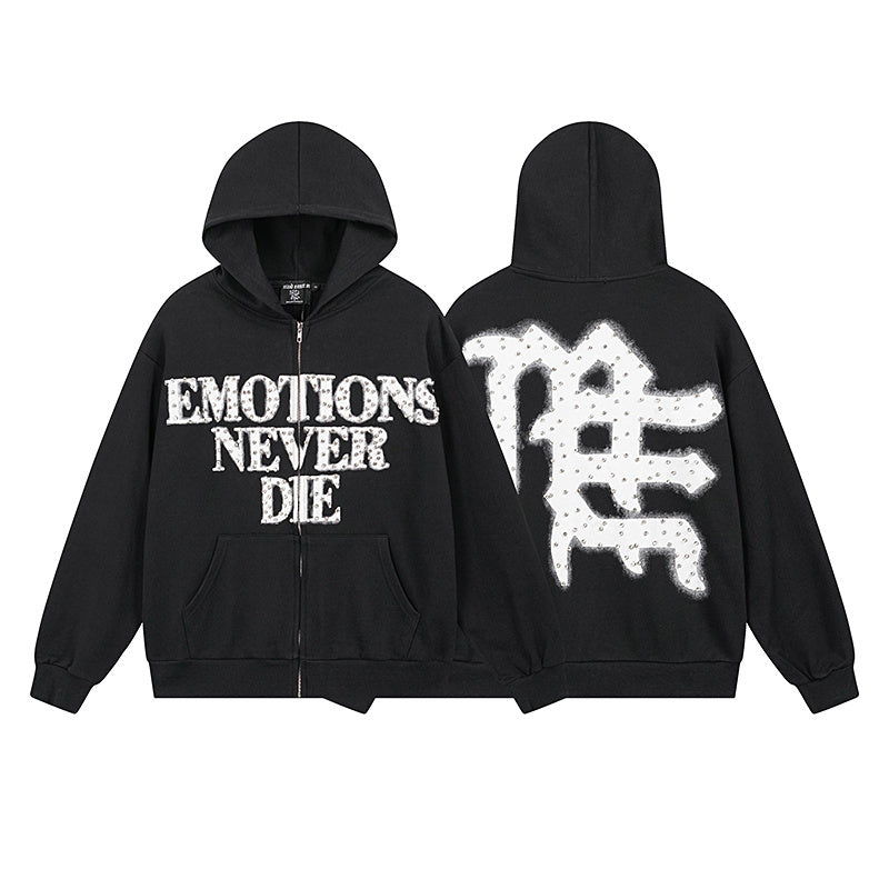 Mixed Emotions Zip-Up